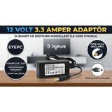 Ncpline Dsmart Digiturk Uyumlu Için Iğne Uç 12 Volt 3,30 Amper Adaptör