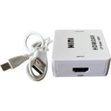 Ncpline HDMI To VGA Full Hd 1080P Görüntü ve Ses Dönüştürücü Çevirici HDMI In VGA Out Converter HDMI VGA