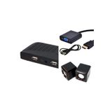 NcpLine Monitörü TV Yapma Aparatı HD Uydu+HDMI VGA Çeviri+Hoparlör 3lü