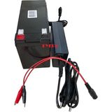 Ncpline Oyuncak Araba Için 6 Volt 12 Amper Akü ve 6 Volt Akü Için Şarj Cihaz Adaptör + Maşa Kablo