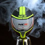 NCR-158 Çene Açılır Gözlüklü E-Ce Belgeli Kask Sarı Grafık - XL