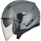 Ncr 708 Yarım Yazlık Kask Nardo Gri Güneş Vizörlü