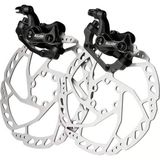 NCR Bisiklet Mekanik Disk Fren Kaliper Seti Kaliper Rotor 160mm 6 Vidalı Balatalı