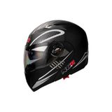 NCR Çene Açılır Kask Monster Siyah Ece Belgeli