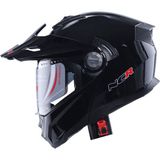 NCR X-Cross Çene Açılır Kask Parlak Siyah (Ece-22.06) - 2XL