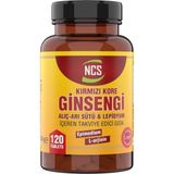 Ncs 120 Tablet Kırmızı Kore Ginsengi Alıç Arı Sütü L Arginin Erkekler İçin Takviye Edici Gıda