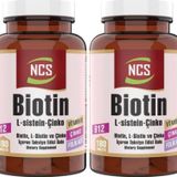 Ncs Biotin 2500 Mcg 2 Kutu 360 Tablet L Sistein Çinko Folik Asit