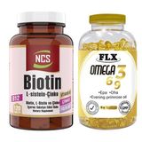 Ncs Biotin L Sistein Çinko 120 Tablet & Flx Omega 3-6-9 90 Tablet