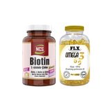 Ncs Biotin L-Sistein Çinko 60 Tablet + Flx Omega 3-6-9 90 Kapsül