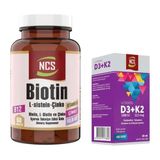 Ncs Biotin L-Sistein Çinko 60 Tablet + Vitamin D3 K2 20 ml Damla