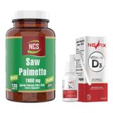 Ncs Biotin Zinc Complex Saw Palmetto 1000 Mg Pumpkin 120 Tablet & Nevfix Vitamin D3 Sıvı Sprey