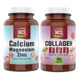 Ncs Calcium Magnesium Zinc 120 Tablet + Collagen Tip 1-2-3 90 Tablet