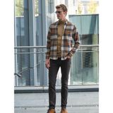 Ncs Camel Erkek Oduncu Gömlek Ön Cepli Slim Fit Gömlek Ncs Jeans 7217