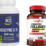 Ncs Coenzyme Q-10 200 Mg 180 Tablet Collagen 1000 Mg 120 Tablet