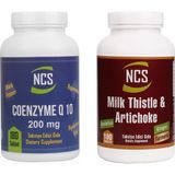 Ncs Coenzyme Q-10 200 Mg 180 Tablet Milk Thistle Artichoke 180 Tablet