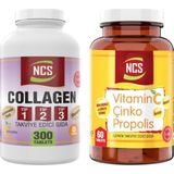 Ncs Collagen 1-2-3 Kollajen Vitamin C 300 Tablet & Vitamin C Propolis 60 Tablet