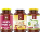 Ncs Collagen 30 Tablet Ester C Vitamini 120 Tablet Balık Yağı 60 Kapsül
