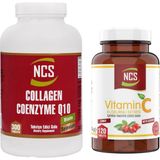 Ncs Collagen Coenzyme Q10 Biotin Zinc Selenium 300 Tablet + Vitamin C Kuşburnu Ekstresi 120 Tablet