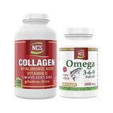 Ncs Collagen Hyaluronic Acid Vitamin C 300 Tablet + Omega 3-6-9 1000 mg 200 Kapsül Balık Yağı