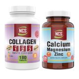 Ncs Collagen Tip 1-2-3 180 Tablet + Calcium Magnesium Zinc 120 Tablet