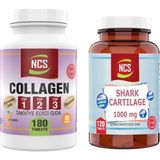 Ncs Collagen Tip 1-2-3 180 Tablet &ncs Shark Cartilage 120 Tablet