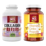 Ncs Collagen Tip 1-2-3 300 Tablet + Vitamin C Çinko Propolis 120 Tablet