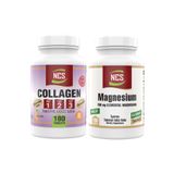 Ncs Collagen Tip 1 2 3 Hyaluronic Acid Glutatyon Vitamin C 180 Tablet + Magnesium Malat Glisnat Taurat 180 Tablet