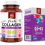 Ncs Collagen Tip 1-3 Balık Kollajen Cla Biotin 90 Tablet+Vitamin D3-K2