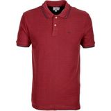 Ncs Erkek Bordo Slim Fit Polo Yaka %100 Pamuk Dokulu Desenli Kumaş T-Shirt Jeans 1134 - Vişne
