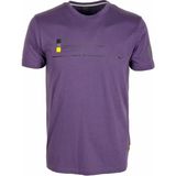 Ncs Erkek Mor Bisiklet Yaka Slim Fit Baskılı %100 Pamuk T-Shirt Jeans 1943 - 2XL