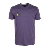 NCS Erkek Mor Bisiklet Yaka Slim Fit Baskılı %100 Pamuk T-shirt Jeans 1943