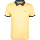 Ncs Erkek Sarı Slim Fit Polo Yaka %100 Pamuk T-Shirt Jeans 1136 - 2XL - Açık Sarı