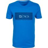 Ncs Erkek Sax Yüksek Baskı Slim Fit Bisiklet Yaka Baskılı %100 Pamuk T-Shirt Jeans 1925 - Mavi
