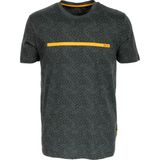 Ncs Erkek Slim Fit Bisiklet Yaka %100 Pamuk Baskılı Desenli T-Shirt Jeans 1946 - Antrasit - 2XL