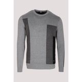 Ncs Erkek Triko Grimelanj Bisiklet Yaka Desenli Slim Fit Pamuklu Kazak Ncs 3740 - Camel