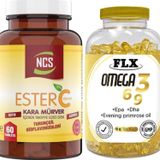 Ncs Ester C Vitamini Kara Mürver 60 Tablet + Flx Omega 3-6-9 Balık Yağı 90 Kapsül