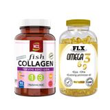 Ncs Fish Collagen 90 Tablet + Flx Omega 3-6-9 90 Kapsül Balık Yağı