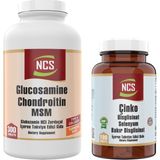 Ncs Glucosamine Chondroitin Msm 300 Tablet+Zinc Bisglisinat 180 Tablet