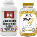 Ncs Glucosamine Chondroitin Msm Boswellia Glukozamin 300 Tablet & Flx Omega 3-6-9 90 Tablet