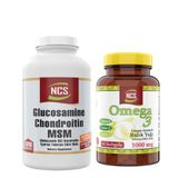 Ncs Glucosamine Chondroitin MSM Boswellia Hyaluronic Acid 300 Tablet + Omega 3 Limon Aromalı 60 Kapsül Balık Yağı