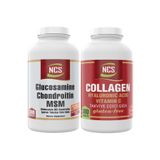 Ncs Glucosamine Chondroitin Msm Hyaluronic Acid 300 Tablet Hidrolize Collagen Cvit 300 Tablet