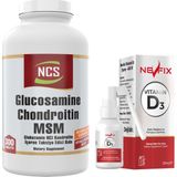 Ncs Glucosamine Chondroitin Msm Hyaluronic Acid Bosvella 300 Tablet & Nevfix Vitamin D3 Sıvı Sprey