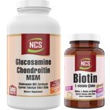 Ncs Glucosamine Chondroitin Msm Turmenic Root 300 Tablet Biotin 180 Tablet