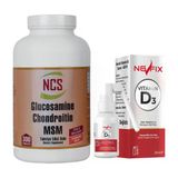 Ncs Glucosamine Chondroitin Msm Type Ii Collagen Turmeric 300 Tablet Nevfix Vitamin D3 Sivi Sprey