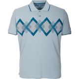 Ncs Jeans Erkek Polo Yaka Tişört %100 Pamuk Slim Fit Ribanalı Kol Çizgili T-Shirt Ncs Jeans 1173 - Mavi