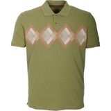 Ncs Jeans Erkek Polo Yaka Tişört %100 Pamuk Slim Fit Ribanalı Kol Çizgili T-Shirt Ncs Jeans 1173 - XL - Olive