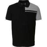 Ncs Jeans Erkek Polo Yaka Tişört Beyaz Pamuk Slim Fit Ribanalı Kol T-Shirt Ncs Jeans 1164 - 3XL - Siyah