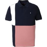 Ncs Jeans Erkek Polo Yaka Tişört Lacivert Pamuk Slim Fit Ribanalı Kol Garnili T-Shirt Ncs Jeans 1165 - 3XL