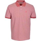 Ncs Jeans Erkek Polo Yaka Tişört Nar Çiceği Dokulu %100 Pamuk Slim Fit Ribanalı 1247 - Nar Çiçeği - 2XL