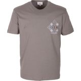 Ncs Jeans Erkek Tişört Bisiklet Yaka Açık Haki Slim Fit Baskılı T-Shirt Ncs Jeans 1297 - 3XL